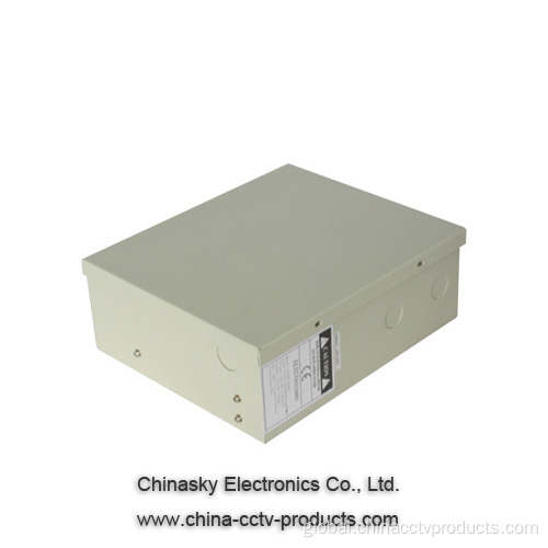 China 24V AC 5A 18Way CCTV Power Supply Box Manufactory